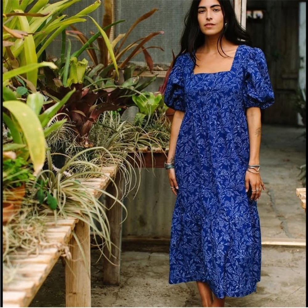 Rachel Pally Mae Dress Blue Womens XS